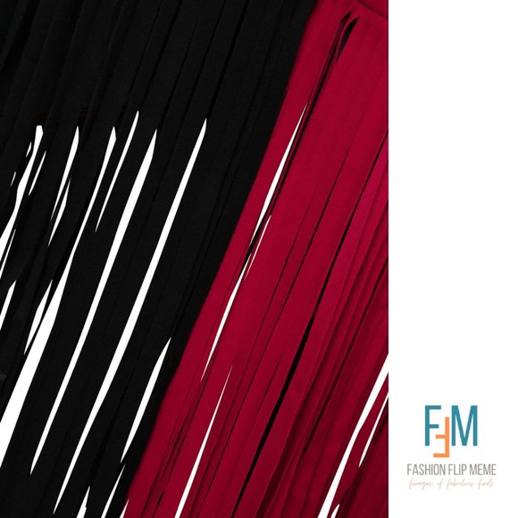 Fringed Lantern-Sleeve Pullover Sweatshirt - Picture 4 of 4